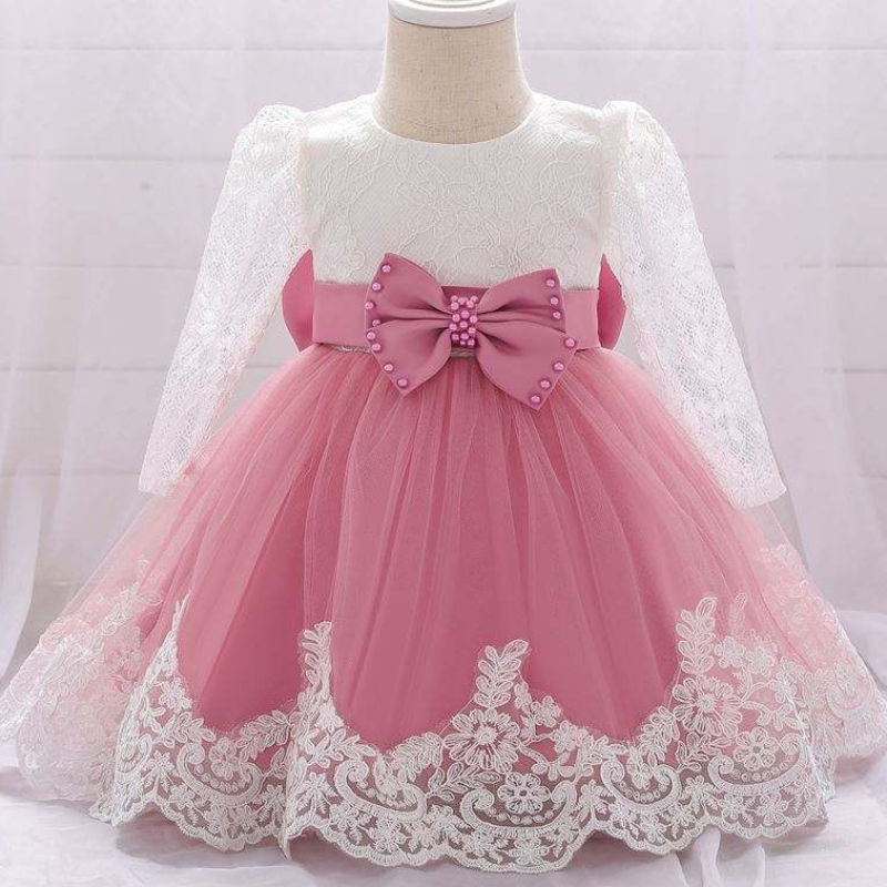 Baige Little Girl Odzież Nowonarodzona przyjęcie weselne sukienka druhna dla dziewczynki L1940xz