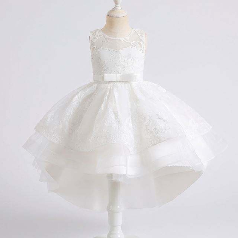 Nowa sukienkana imprezę dla dziewczynki dla dzieci ubrania dziewczynki Pearl Dress Girl