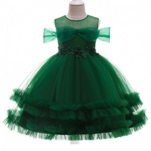 Baigenowe ubrania dla dzieci dziecięce cudowna dziewczyna Formalna sukienkana przyjęcie urodzinowe ślubne