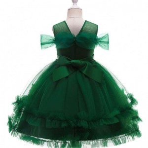 Baigenowe ubrania dla dzieci dziecięce cudowna dziewczyna Formalna sukienkana przyjęcie urodzinowe ślubne