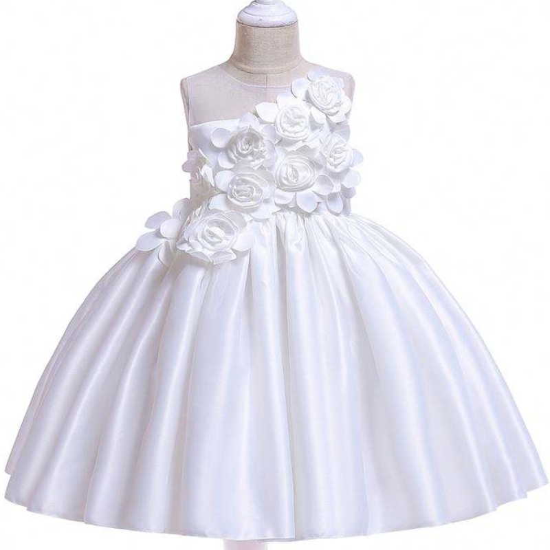 Hurtowa suknia ślubna Księżniczka Baby Flower Girl Modna moda