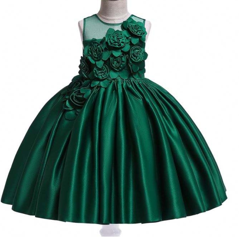 Hurtowa suknia ślubna Księżniczka Baby Flower Girl Modna moda