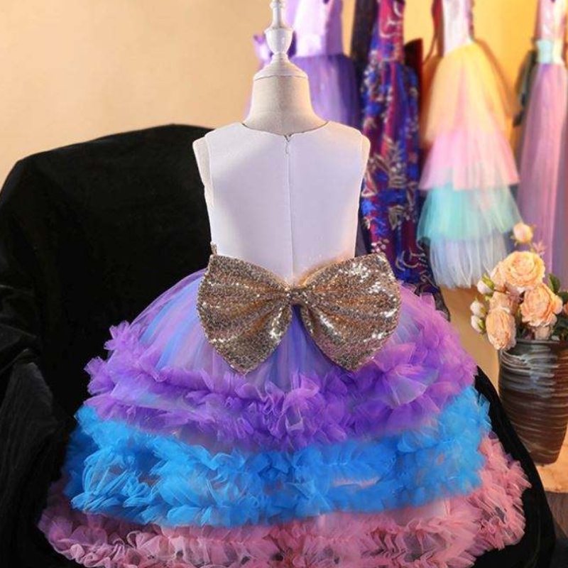 Baige Unicorn tutu imprezy sukienka jednorożca dziewczyna sukienki księżniczki