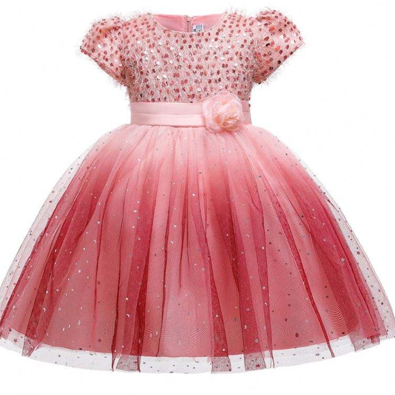 Baige New Design Girls Sukienka do ciasta Elegancka Formalne sukienki Baby Flower Girl L5160