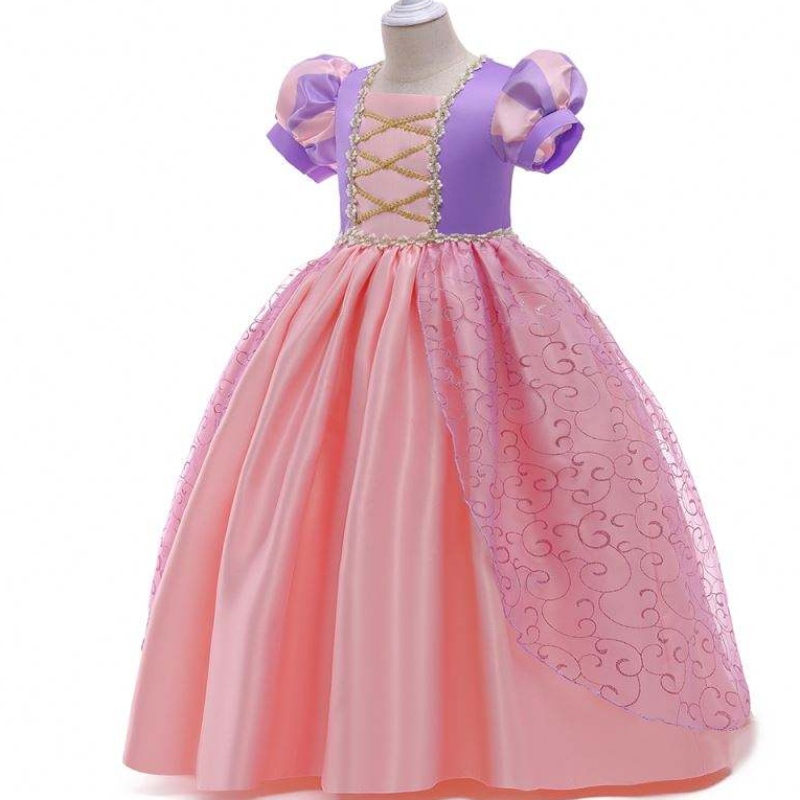 Baige New Kids Halloween Costumes Girl Purple Roszpunki Sofia Snow Queen Cosplay Sukienka księżniczka