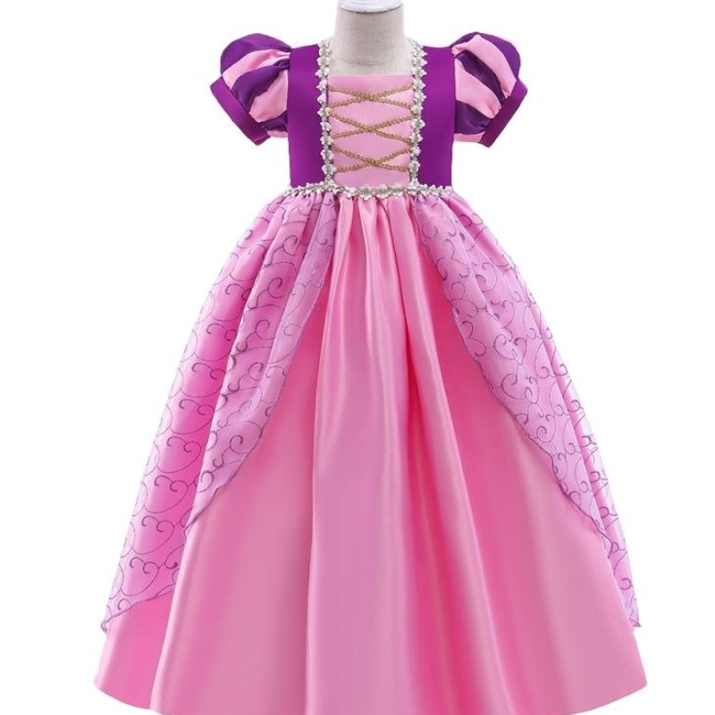 Baige New Kids Halloween Costumes Girl Purple Roszpunki Sofia Snow Queen Cosplay Sukienka księżniczka