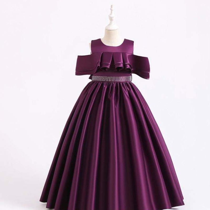 Baige Boutique New Girl Party Dresses Off Rzemat Long Flower Evening Party Ball suknia 2058