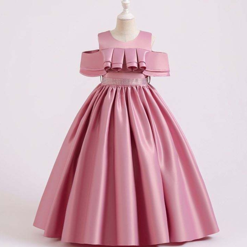 Baige Boutique New Girl Party Dresses Off Rzemat Long Flower Evening Party Ball suknia 2058