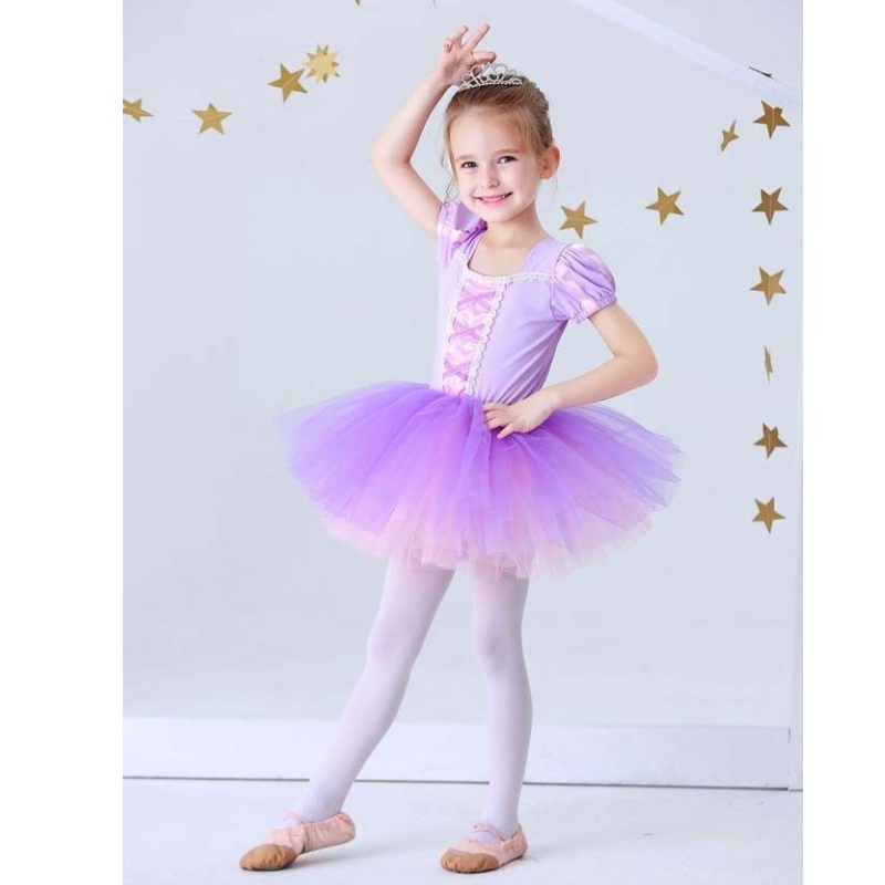 Baige Princess Elsa Cotton Clothing Dzieci odzież wykonać ubrania imprezowe stroje balllet sukienki tutu design