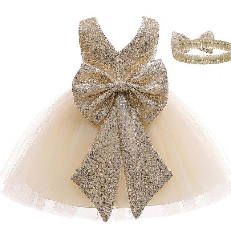 Baby sukiena cekinowa dziobowy design dziewczyna moda moda
