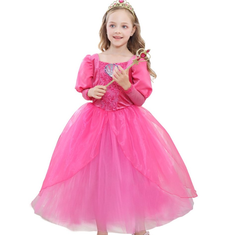 Baige Kids Girl Mermaid Ariel Princess Dress for Children dziewczyna Halloween kostium świąteczny sukienka Roszpanie