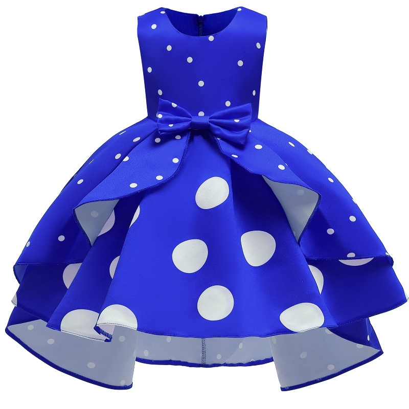 Girls Party Dress Polka Dot Princess Dress Dress Children Amazon Dress Spódnica