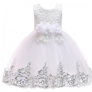 Najnowszeniestandardowe sukienki dla dzieci dziewczyny letnia dziewczyna księżniczka sukienka ślubna dziewczyna imprezanosi ubrania sukienkę