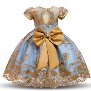 2022 NOWOŚĆ Haftowane Tutu urodziny księżniczki Flower Girl