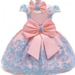 BAIGE FACTORY Hurtowa luksusowa koronkowa suknia w piłce Balless Wedding Party Urodzinowy dla dzieci