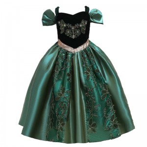 Baige 3-8 years Old Baby Girl Flower Dress Dzieciowe ubrania Dzieci