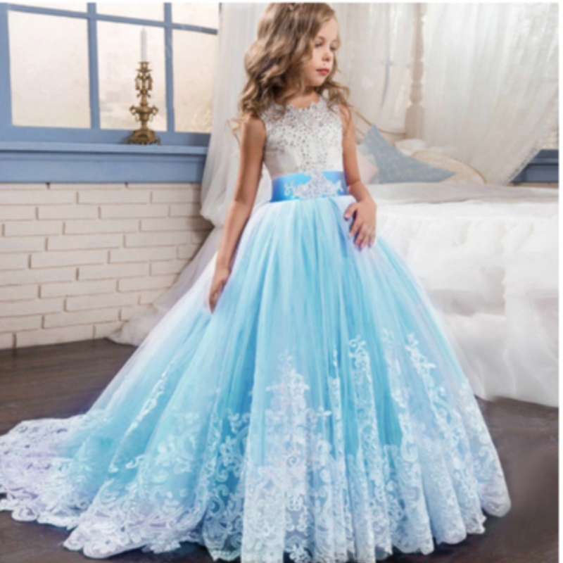 Baigeluxury Design Hurtowa impreza Wedding Wedding Ball suknia Ball Fancy Princess Prom Frock Girl Party Dress LP-231