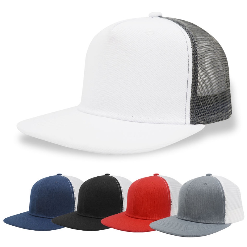 Dostosowany kolor bawełniany tanią czapkę baseballową z logo haftowym, zanieczyszczona czapka baseballowa Trucker