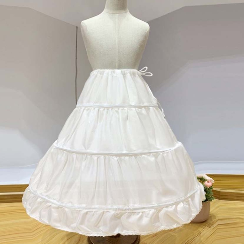 Baige Fashion Crinoline Petticoat spódnica dla dziewcząt suknia balowa Underskirtna suknię ślubną