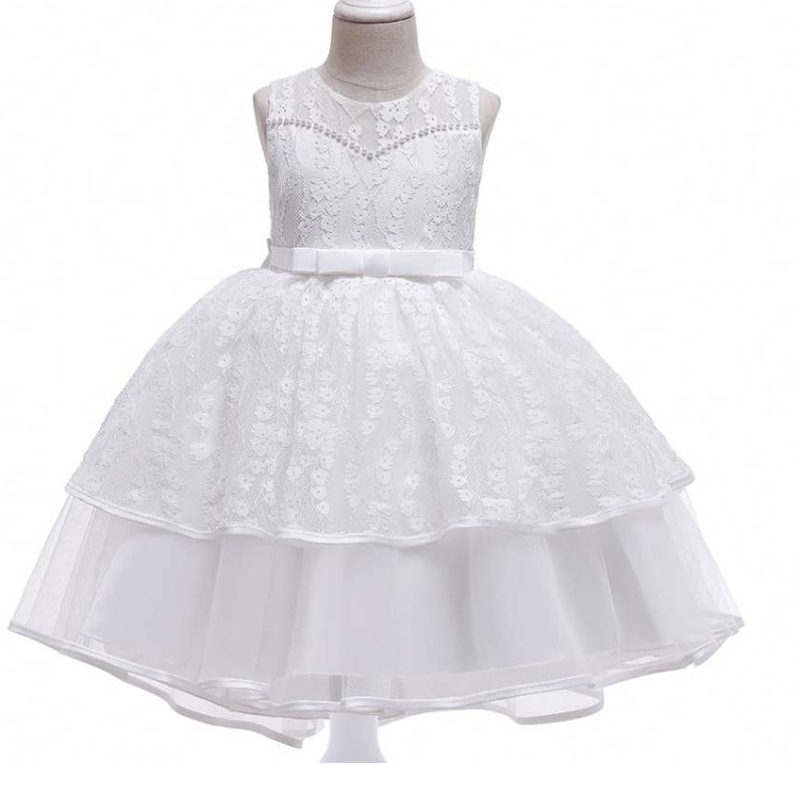 Baige Kids Clothing Nowy projekt Summer White Sleveless Girl Girl ’Sosze