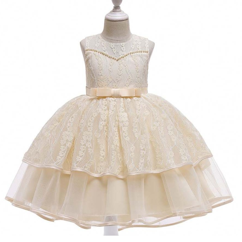 Baige Kids Clothing Nowy projekt Summer White Sleveless Girl Girl ’Sosze