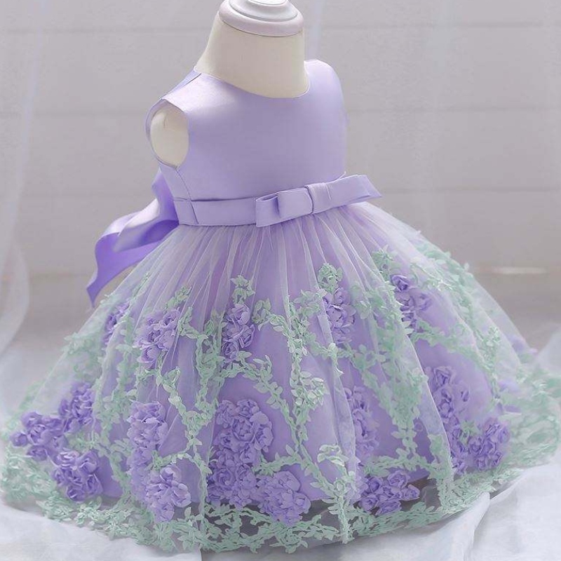 Baige China Factory Bezpośrednia cena Kids Summer Flower Mini Dress Ubranie dla dzieci L1845xz