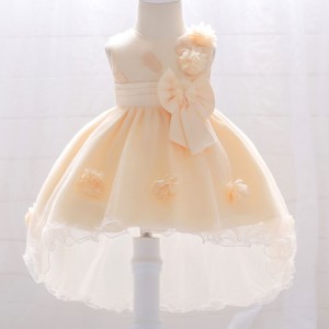 Maqtz Factory Direct Hurtowe dziewczyny sukienki Dzieci Bow Boks Party Wieczór