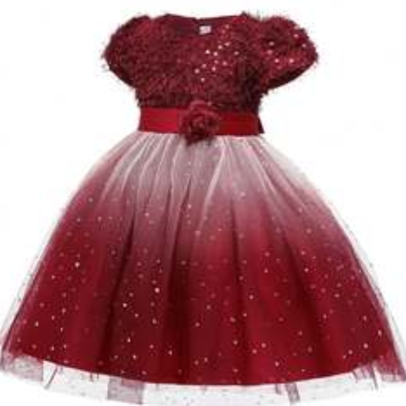 Baige Kids New Style Formal Ruffles koronkowe przyjęcie weselne