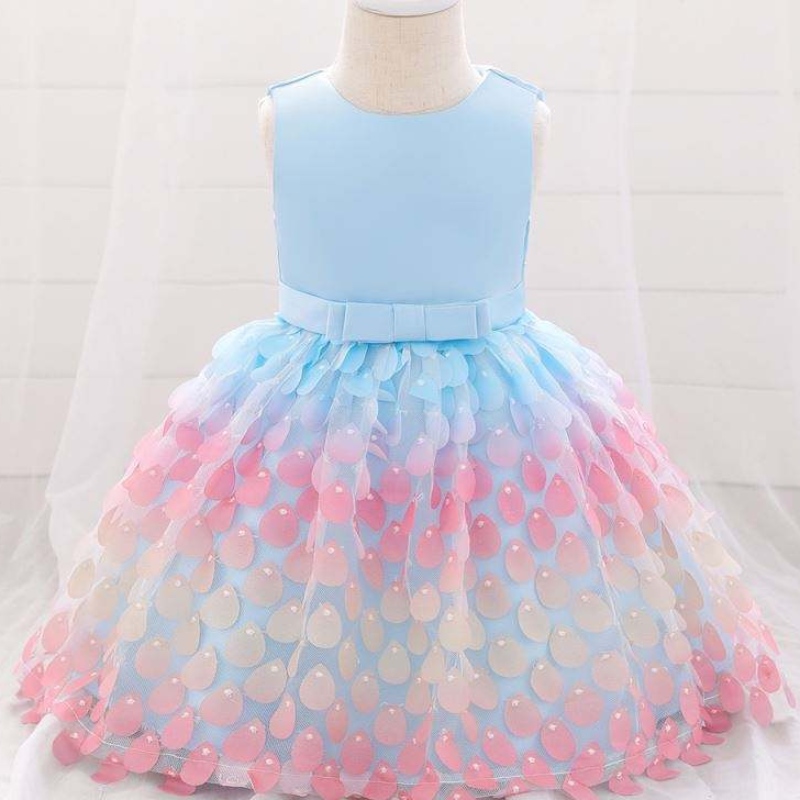 Baby Girl Party Dress Dzieci Suknia bez rękawów ubrania dla dzieci L1925xz