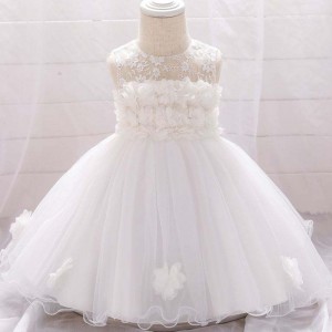 Baigenowe projekty sukienki dziewczyny \\\\ \'Odzież Nowonarodzone kwiaty dla dzieci imprezanosza sukienka chrztu l1920xz