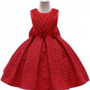 Baige New Satin Flower Girl Dress Kids Baby Party Wedding Druhna Ball Suknia L5252