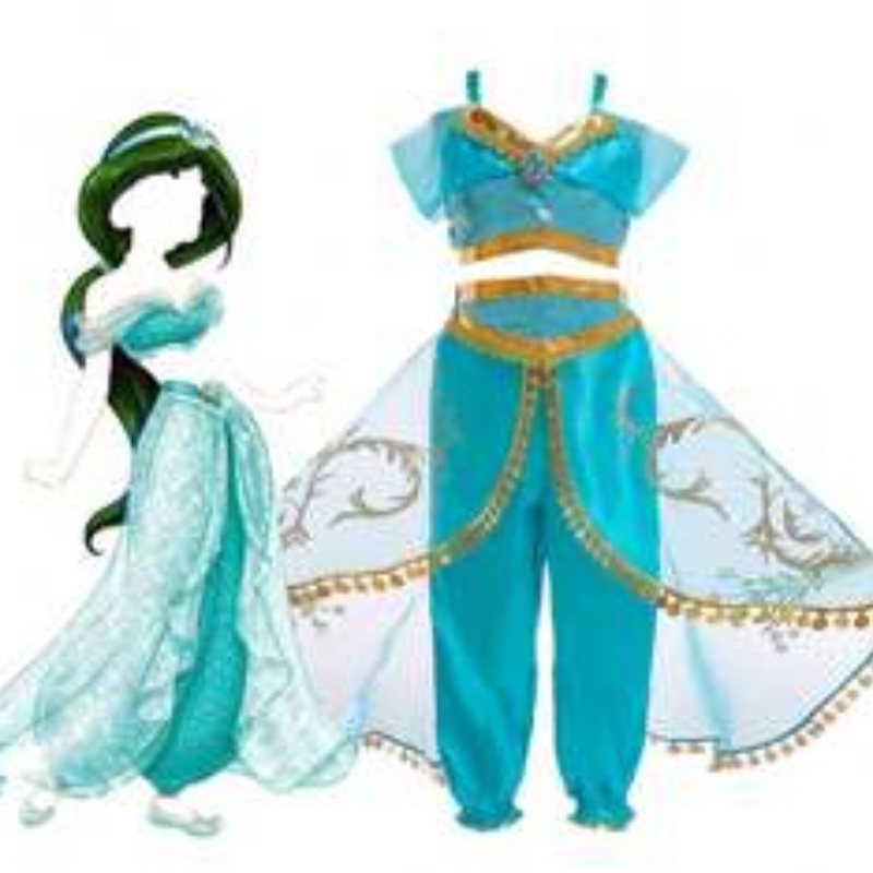 Baige Aladdin Cosplay Princess Jasmine Costume Costume Girl