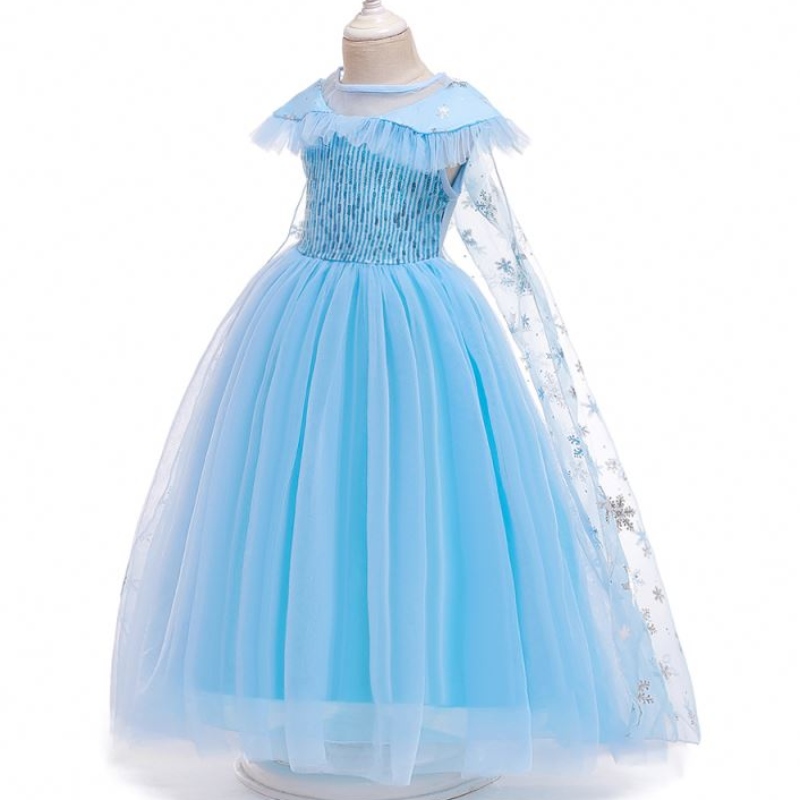 Baige Nowy produkt Kostium księżniczki Kids Masquerade Elsa Anna Fashion Girl Costume Party Dress Girls