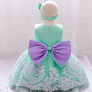 Baigenajnowszy projekt urocza dziewczyna kwiat dziewczynka dzieci impreza western dzieci ślubne sukienka l2022xz
