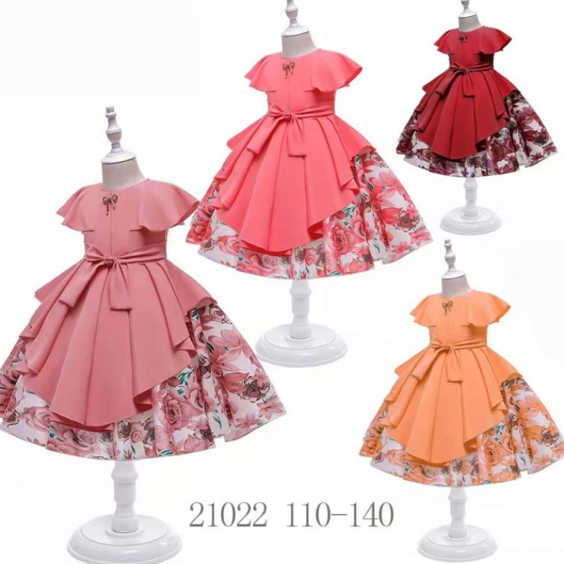 W magazynie baby freading satynowa dziewczyna sukienka dla dzieci design dzieci cNY CNY 21022