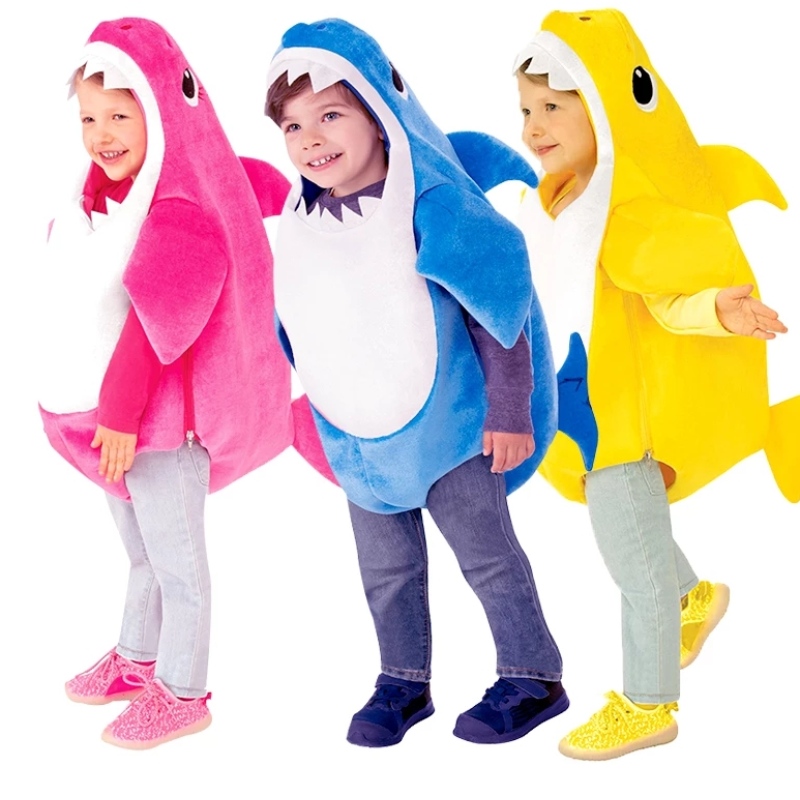 Toddler Family Shark Costume Cosplay Halloween Costume for Kids Animals Costume for Children Party