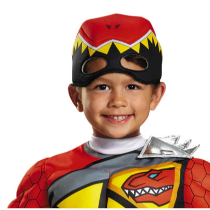 Red Power Muscle Superhero Dinosaur Kostiumy dla dzieci chłopców Halloween cosplay anime kombinezon strój ubrania