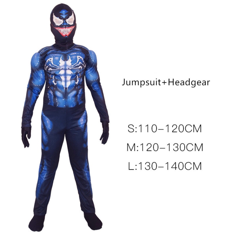 Dzieci Halloween Costume Boys Superhero Cosplay Bodysuit for Children