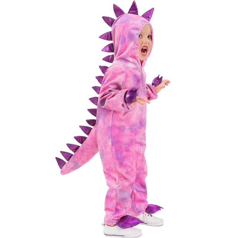 Dzieciowe ubrania dinozaurowe kombinezon Cosplay Cute Tyrannosaurus Rex Jurassic Costumes