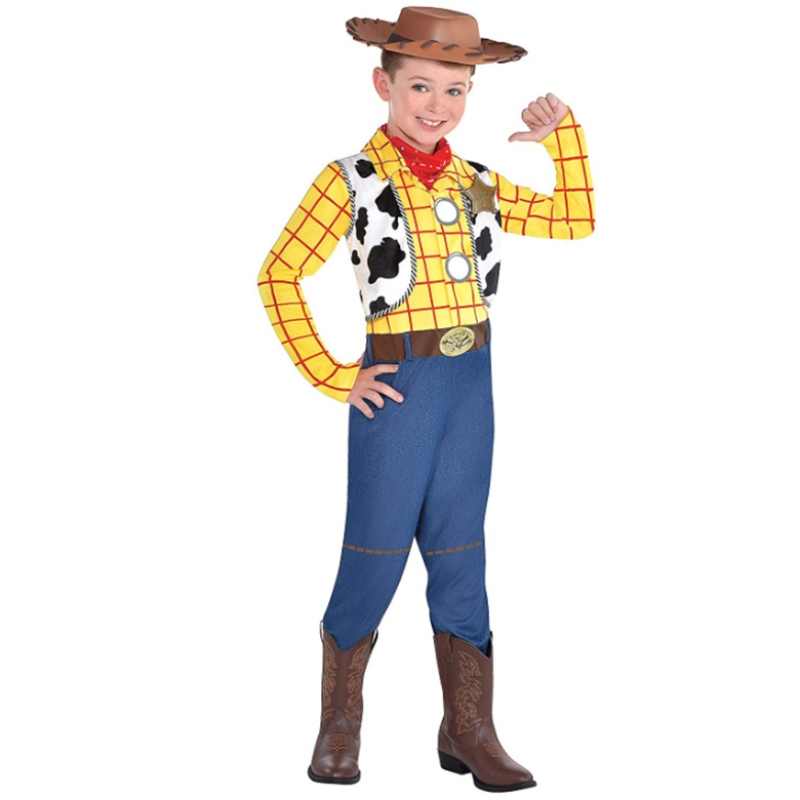 Halloween Cartoon Postacie Anime Costume Children Cowboy Cosplay Costume