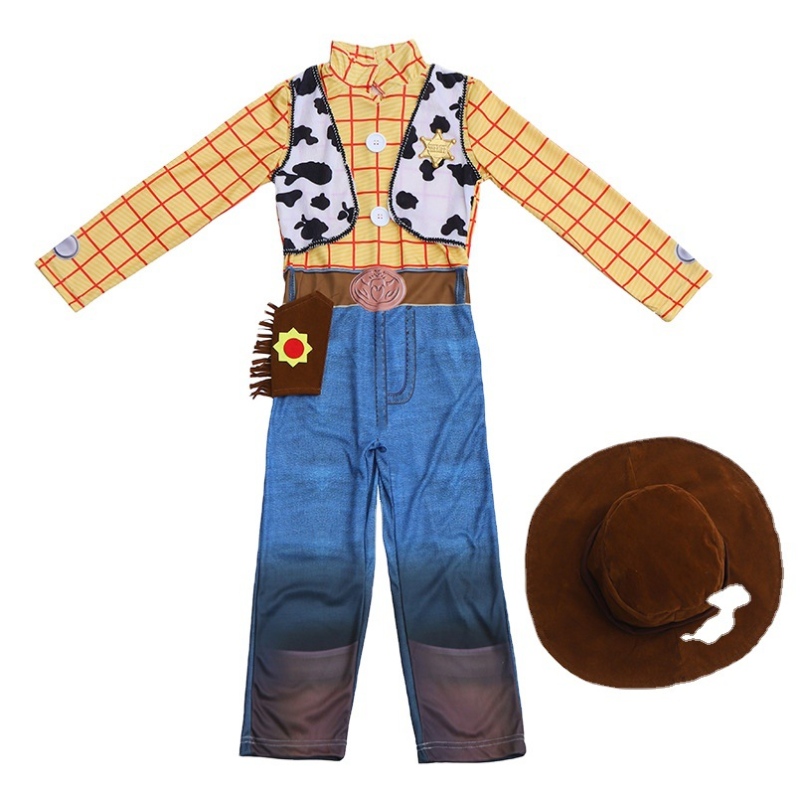 Gorąca wyprzedaż moda w magazynie Halloween Kids Western Cowboy Costum