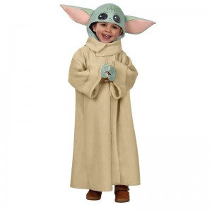 Gorąca sprzedaż Dzieci Super urocze kombinezony z długim rękawem Baby Yoda Kostiumna Halloween