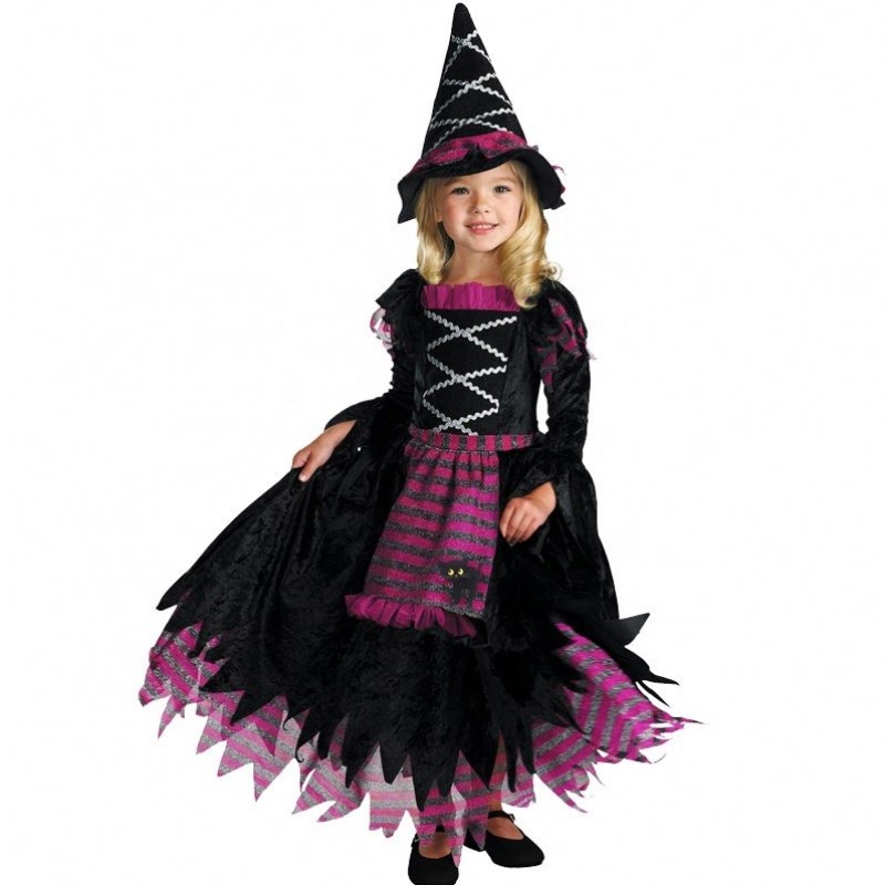 Gorącenowe fabryka Direct Kids Halloween Cosplay Cosplay Cosplay Children's Cosplay Little Witch Costume