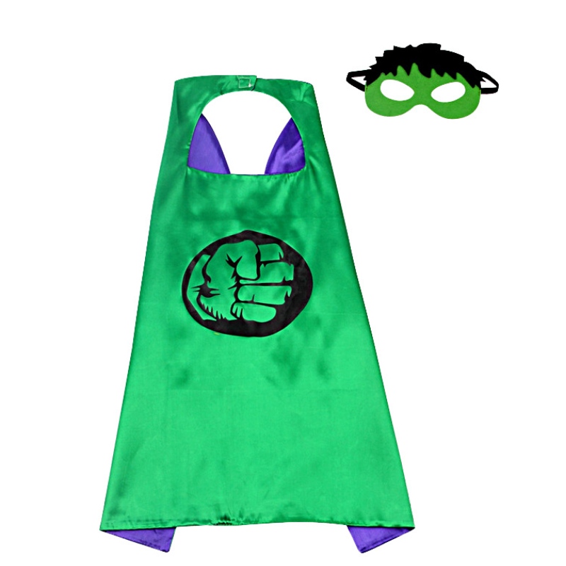 Hurtownia Halloween Party Superhero Capes Costume Zestaw Cosplay Kids Adult Hero Cape