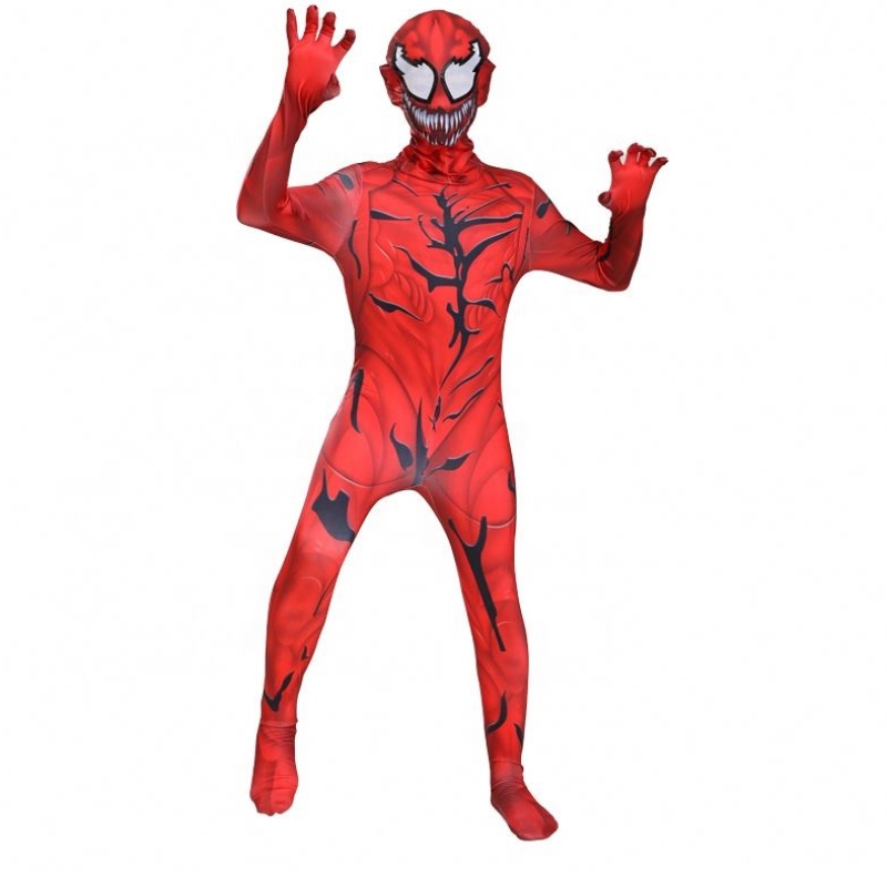 Red Marvel Movie Special Bodysuit dorosłych dzieci chłopcy superbohater onesie ciasny Halloween Scorpion Venom Spiderman Cosplay Costplay