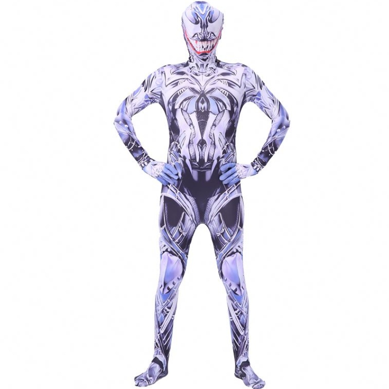 Specjalny kolor kolorowy film Fancy Bodysuit dorośli dzieci chłopcy Superhero kombinezon Halloween Venom Spiderman Cosplay Costume