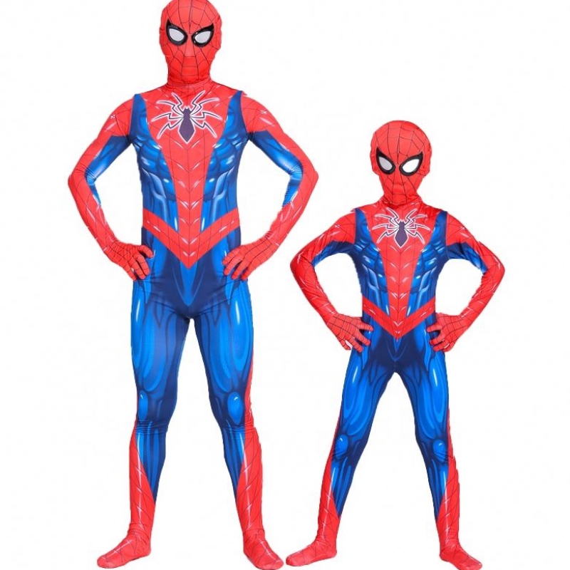 3D Drukuj rajstopy poliestrowe dla dziecina Halloween imprezę Cosplay Cosplay Spiderman z maską