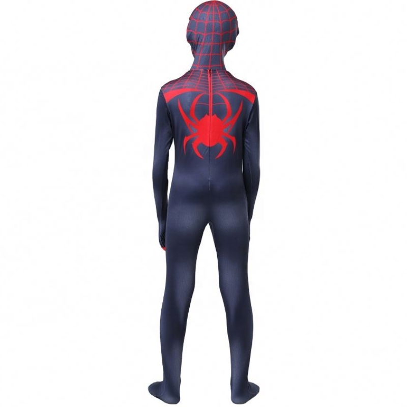 Nowy projekt Halloween Carnival Spiderman No Way Home Cosplay Black Zentai Skompsuit Spiderman dla dzieci z maskąna twarz