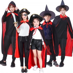 2022 GORĄCA Sprzedaż Hurtowa Halloween bohater Cape Children Halloween Set of Superhero Silk Cape