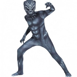 Hot Marvel Africa Halloween Wakanda Forever Zentai Suit for Kids&adults Fantastyczny czarny panter